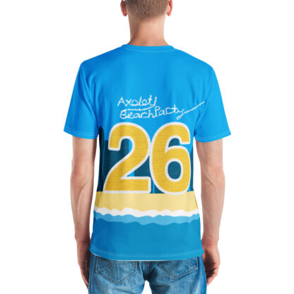 Axolotl Beach Party - Men's All-Over-Print T-Shirt - Image 2
