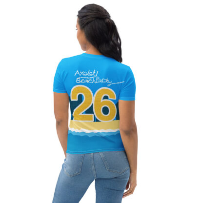 Axolotl Beach Party - Women's All-Over-Print T-Shirt - Image 2