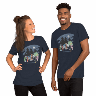 Axolotl Campout - Unisex T-Shirt