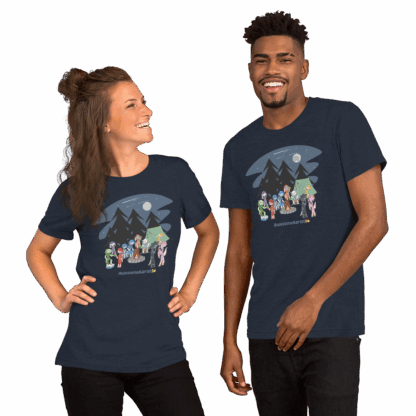 Axolotl Campout - Unisex T-Shirt