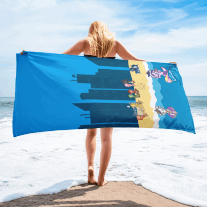 Axolotl Beach Party - Towel - Image 2