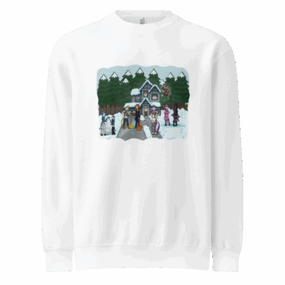 Axolotl Snow Day - Unisex Crewneck