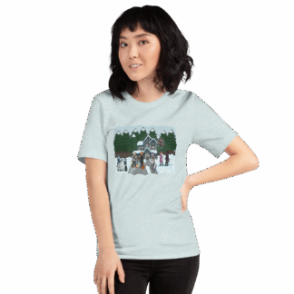 Axolotl Snow Day - Unisex T-Shirt