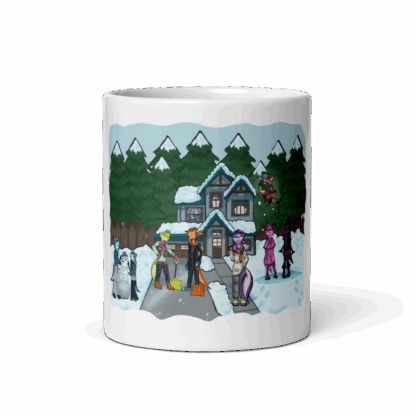 Axolotl Snow Day - Mug