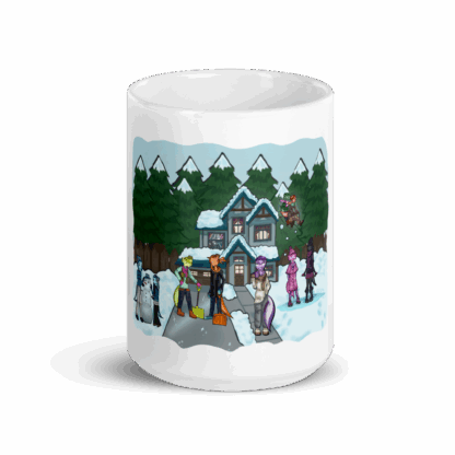Axolotl Snow Day - Mug - Image 4