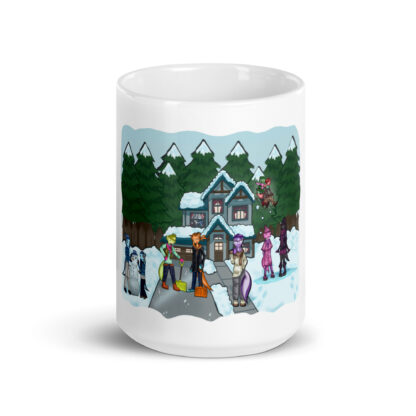 Axolotl Snow Day - Mug - Image 12