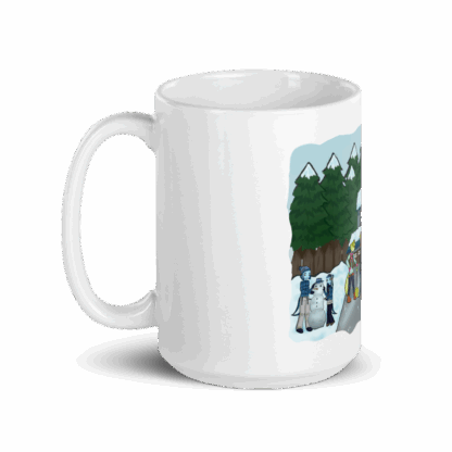 Axolotl Snow Day - Mug - Image 3
